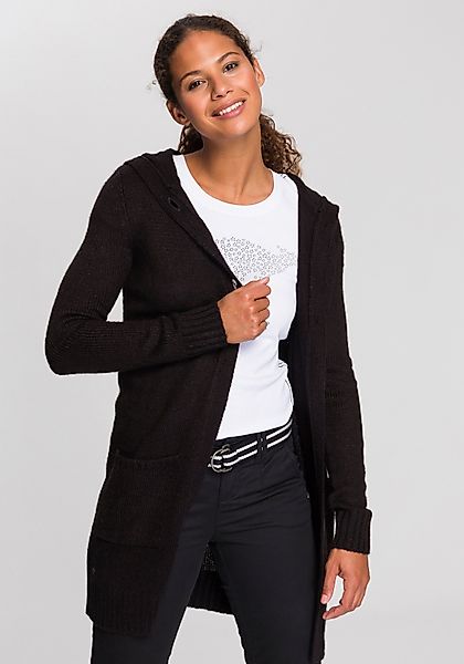KangaROOS Kapuzenstrickjacke mit aufgesetzten Taschen und günstig online kaufen