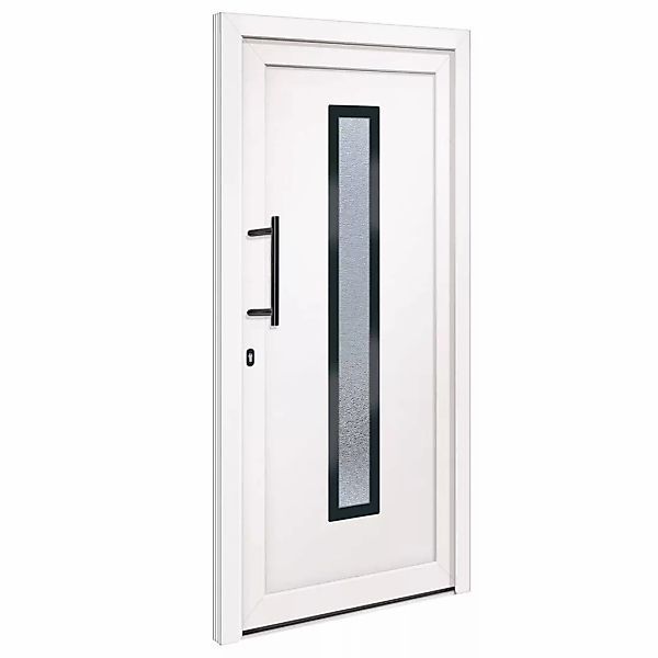 vidaXL Haustür Haustür Weiß 98x200 cm günstig online kaufen