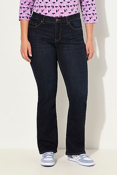 Ulla Popken Regular-fit-Jeans Bootcut-Jeans Marie weites Bein 5-Pocket-Schn günstig online kaufen