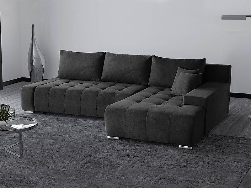 Beautysofa Ecksofa DRACO mit Schlaffunktion und günstig online kaufen