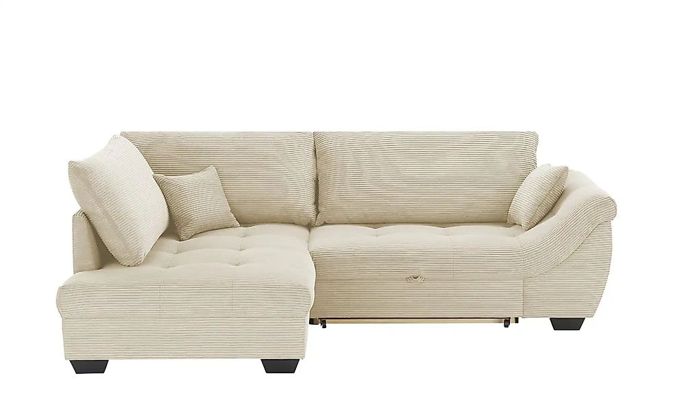 bobb Ecksofa  Krissy ¦ creme ¦ Maße (cm): B: 251 H: 88 T: 190.0 Polstermöbe günstig online kaufen