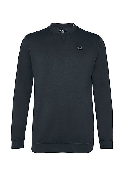 s.Oliver Sweatshirt Sweatshirt mit Garment Dye und Logo-Detail Garment Dye günstig online kaufen
