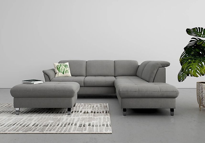 sit&more Ecksofa "Maggiore L-Form" wahlweise mit Kopfteilverstellung, Bettf günstig online kaufen