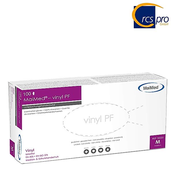 MaiMed Einweghandschuhe MaiMed® vinyl PF (10-St) günstig online kaufen