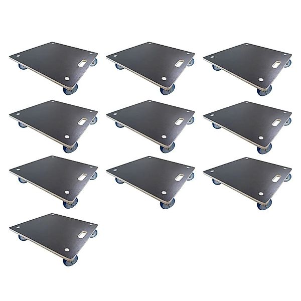 PROREGAL Mega Deal 10x Profi Transportroller Mit 4 Rollen HxBxT 15x58x58cm günstig online kaufen
