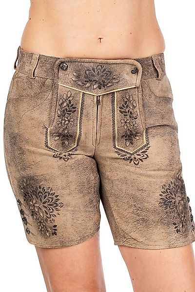 Spieth & Wensky Lederhose Trachtenlederhose Damen - FRANZISKA - lombok/anth günstig online kaufen