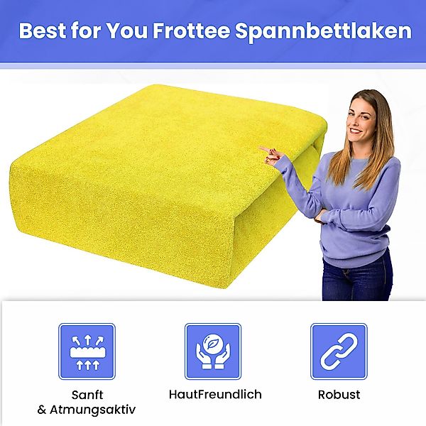 Best for You Spannbettlaken Frotte 60x120 günstig online kaufen