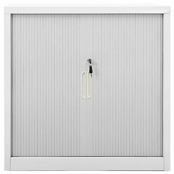 Schiebetürenschrank Grau 90x40x90 Cm Stahl günstig online kaufen