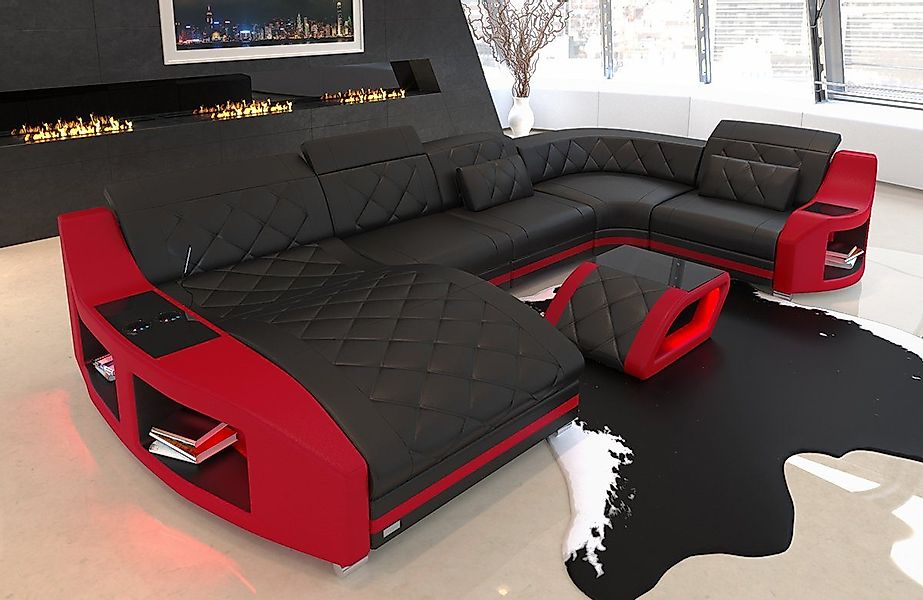 Sofa Dreams Wohnlandschaft Sofa Leder Swing günstig online kaufen