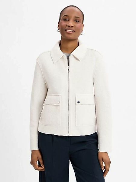 s.Oliver Funktionsjacke Jacke aus Wollmix im Relaxed Fit mit aufgesetzten T günstig online kaufen