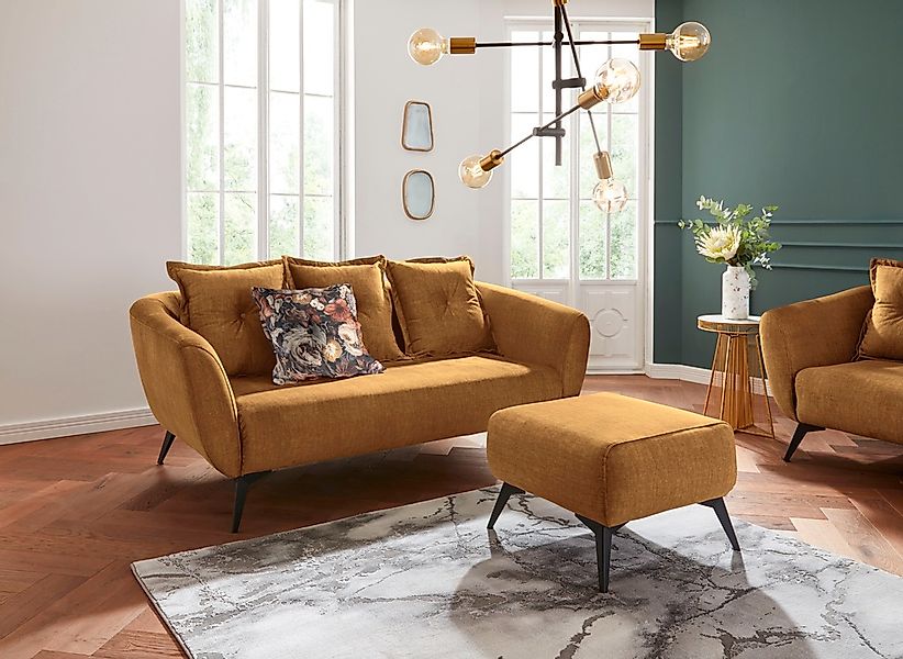 Home affaire 2,5-Sitzer "Baggio, Breite 196 cm, modern romantisches Design" günstig online kaufen