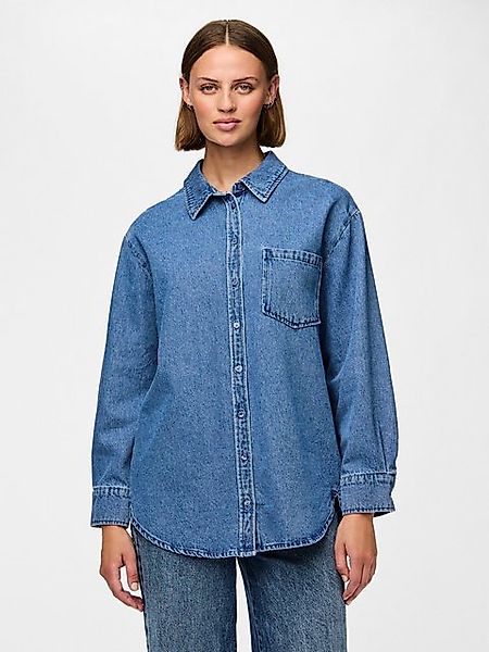 pieces Jeansbluse PCMAISIE LS DENIM SHIRT NOOS BC günstig online kaufen