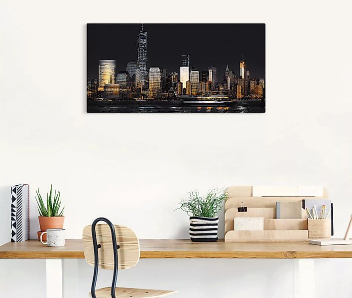 Artland Wandbild »New York Financial Distrikt«, New York, (1 St.), als Alub günstig online kaufen
