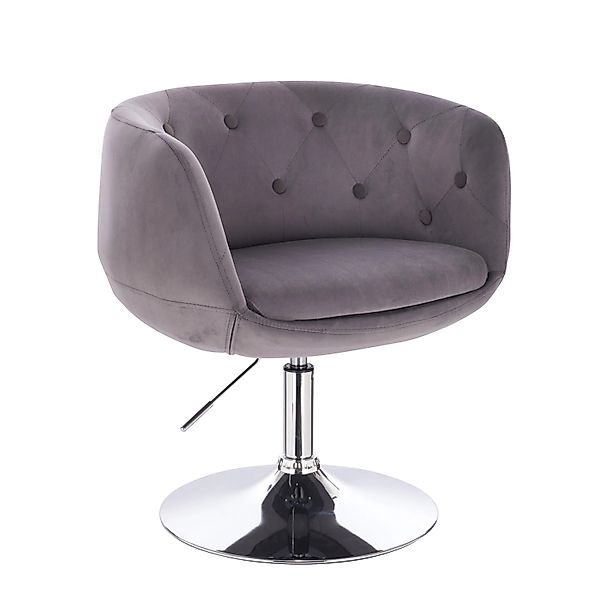 Svita Panama Retro Loungestuhl Polsterstuhl Cocktailsessel Tellerfuß Metall günstig online kaufen