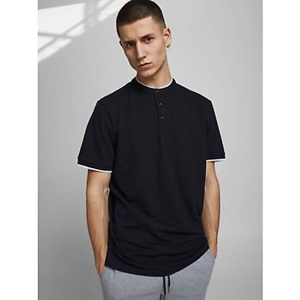Jack & Jones  T-Shirts & Poloshirts 12188451 BLAST-BLACK günstig online kaufen
