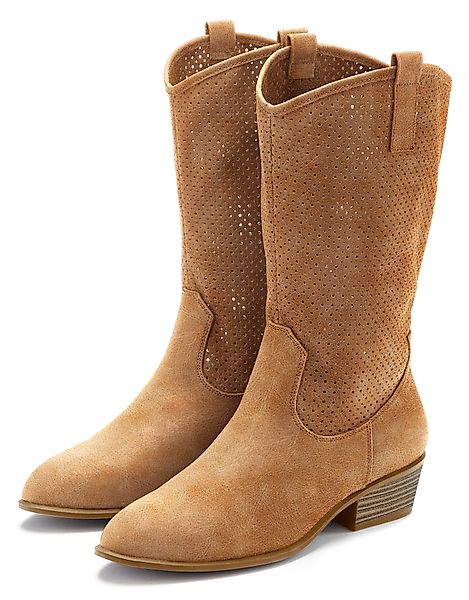 LASCANA Westernstiefel Sommer Boots, Ankle Stiefelette, günstig online kaufen