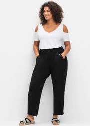 Sheego Jerseyhose Schlupfhose Innenbeinlänge ca.71 cm günstig online kaufen