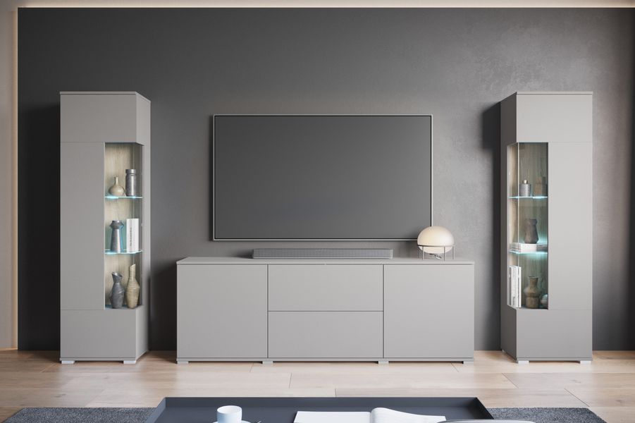 INOSIGN Wohnwand KENIA, (Komplett-Set, 3-St), Vitrinen günstig online kaufen