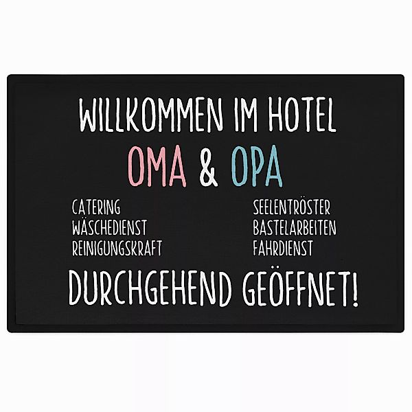 Trendation Fußmatte Willkommen Hotel Oma und günstig online kaufen