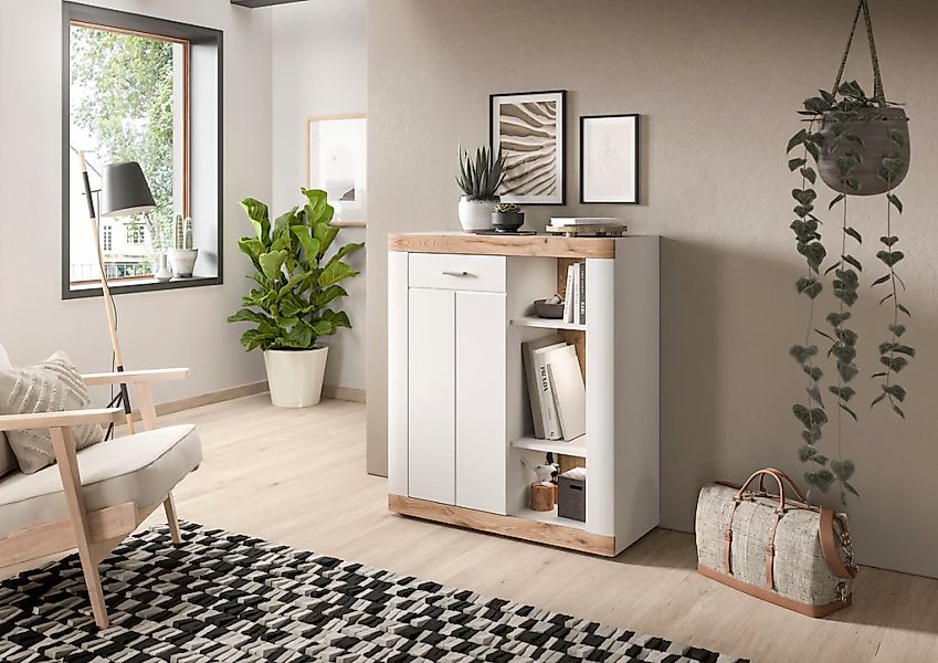 Home affaire Kommode "Landsby" 1 Stk. tlg. Breite ca. 91 cm günstig online kaufen