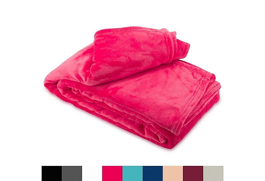 Wohndecke kuschelig warm 150x200, 220x240 oder 270x230, Leonado Vicenti, Ku günstig online kaufen