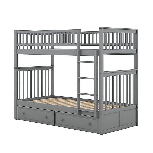 DOPWii Kinderbett 90x200cm Etagenbetten,Funktionelle Betten,Etagenbett mit günstig online kaufen