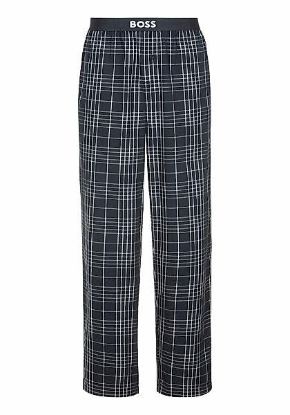 BOSS Pyjamahose "Pyjama Easy Pants EW 102", lange Schlafanzughose mit Logos günstig online kaufen
