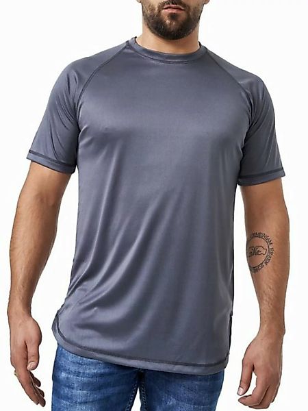 Elara T-Shirt Elara Herren Fitness T-Shirt Rundhalsschitt Dry-Fit (1-tlg) günstig online kaufen