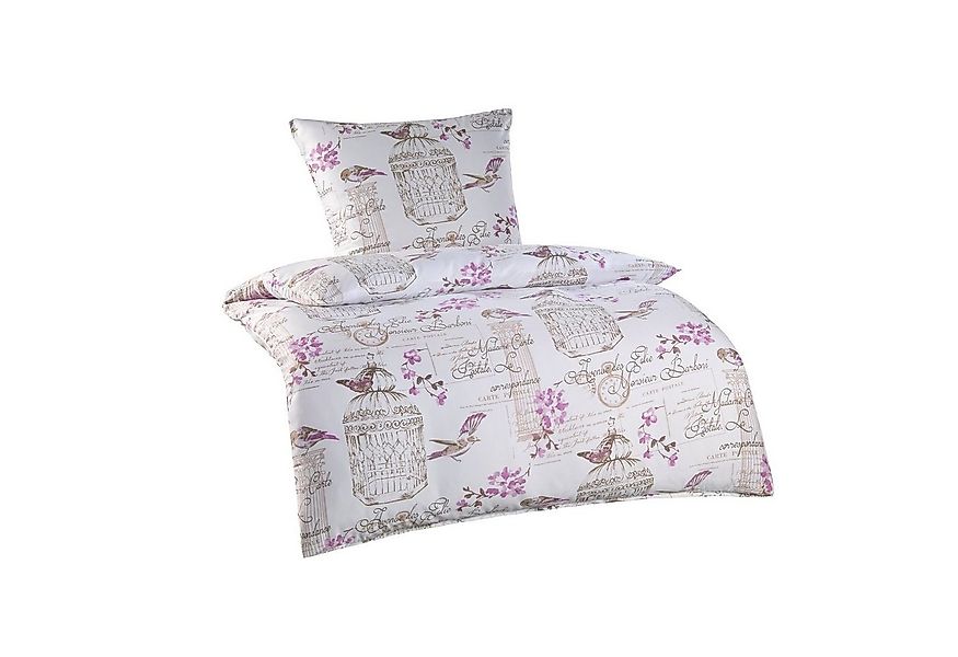 HTI-Living Bettwäsche Mikrofaser Bettwäsche 135 x 200 2-teilig, 100% Polyes günstig online kaufen