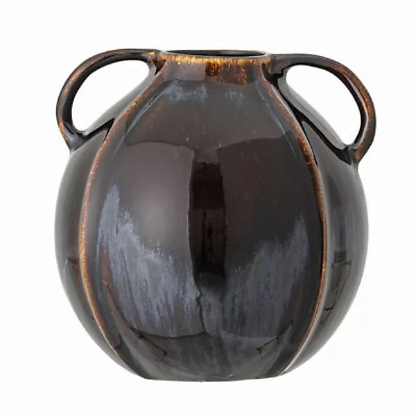 Vase  keramik braun / Keramik - Handgefertigt / H 15 cm - Bloomingville - B günstig online kaufen