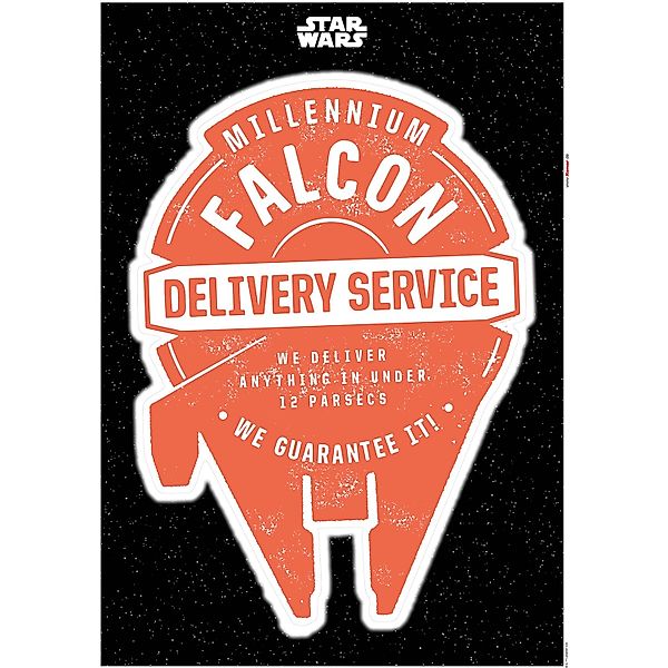 Komar Wandtattoo "Star Wars Delivery Service - Größe 50 x 70 cm" selbstkleb günstig online kaufen