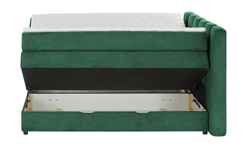 Boxspringbett mit Bettkasten Claire ¦ grün ¦ Maße (cm): B: 156 H: 115 Bette günstig online kaufen