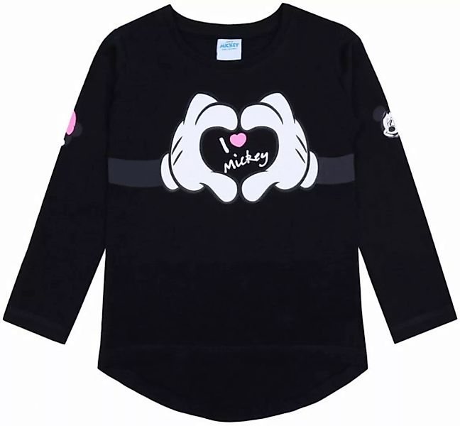 Sarcia.eu Langarmbluse Schwarze Bluse mit langen Ärmel Minnie Mouse DISNEY günstig online kaufen