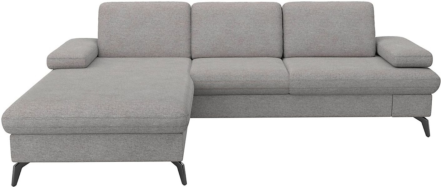 sit&more Ecksofa »Morris Jubi L-Form«, inkl. Armteilfunktion und 1 Zierkiss günstig online kaufen