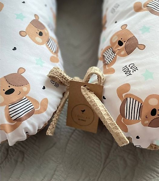 Loolay Stillkissen Waffelpique MINKY Seitenschläferkissen Schwangerschaftsk günstig online kaufen