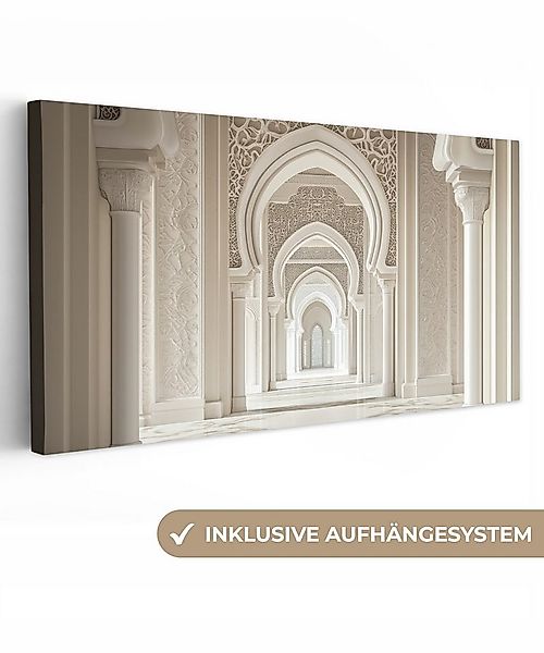 OneMillionCanvasses® Leinwandbild Panorama Moschee - Architektur - Ramadan günstig online kaufen