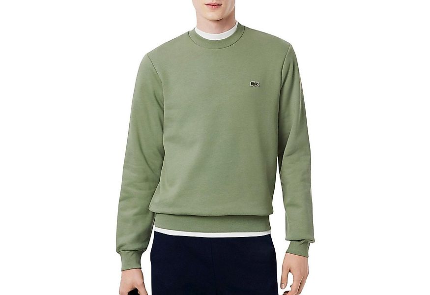 Lacoste Kapuzenpullover Herren Sport Bio Cotton Fleece Crew Pullover günstig online kaufen