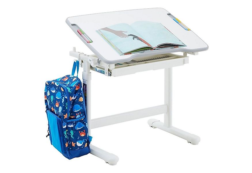 CARO-Möbel Kinderschreibtisch VITA, Kinderzimmer Schreibtisch neigbar Schub günstig online kaufen