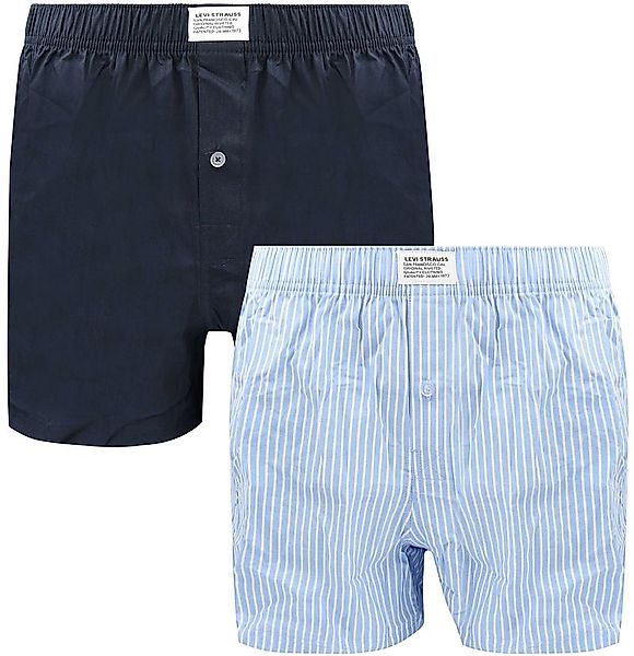 Levi's Woven Boxershorts 2-Pack Blau - Größe XL günstig online kaufen