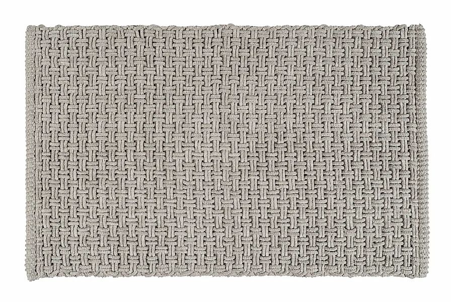 WENKO Badematte "Ecoli" Höhe 15 mm rutschhemmend beschichtet mit Flechtstru günstig online kaufen