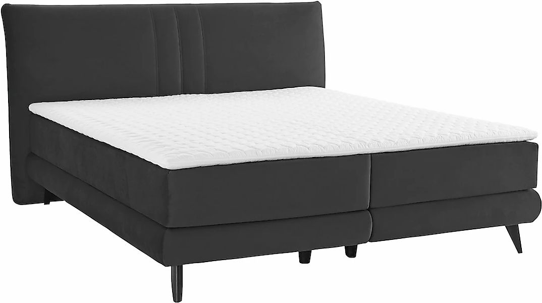Places of Style Boxspringbett "Skien", incl. Kaltschaumtopper, 2 Härtegrade günstig online kaufen