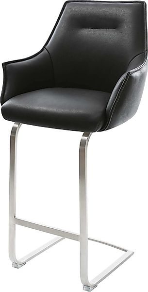 DELIFE Barhocker Alja-Flex, Freischwinger flach Edelstahl günstig online kaufen