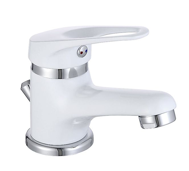 Tuganna Waschtischarmatur ATHEN weiß Waschbeckenarmatur Einhebelmischer günstig online kaufen