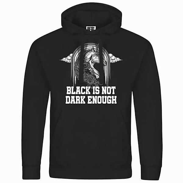 deinshirt Kapuzenpullover Herren Kapuzenpullover Black is not dark enough M günstig online kaufen