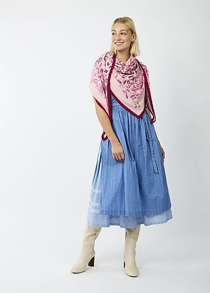 Codello Halstuch, mit handgedrucktem Blumen-Motiv günstig online kaufen