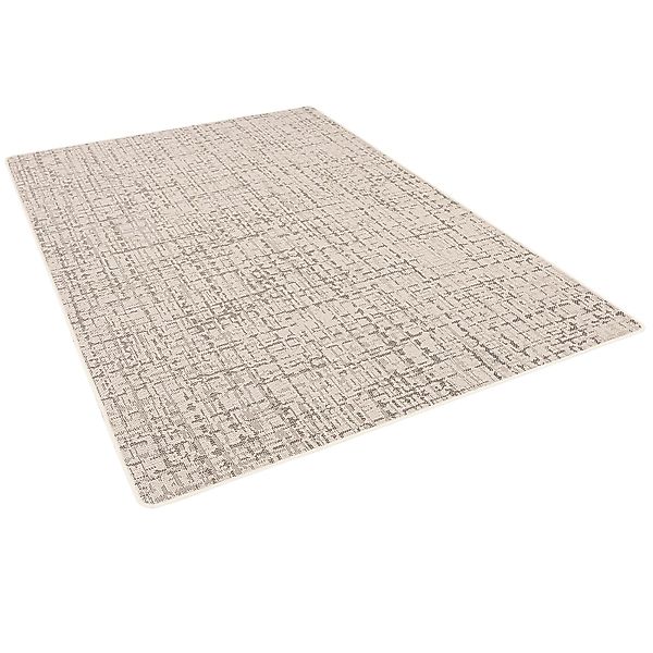 Snapstyle In & Outdoor Teppich Flachgewebe Oslo Creme Schwarz Meliert 160x2 günstig online kaufen