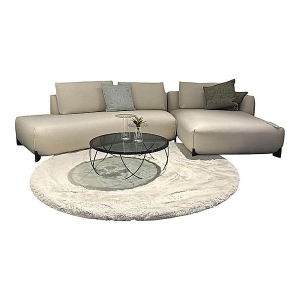 Leolux Ecksofa Sofakombination Naila Stoff Essential 26 Egret Beige Fuß Eic günstig online kaufen