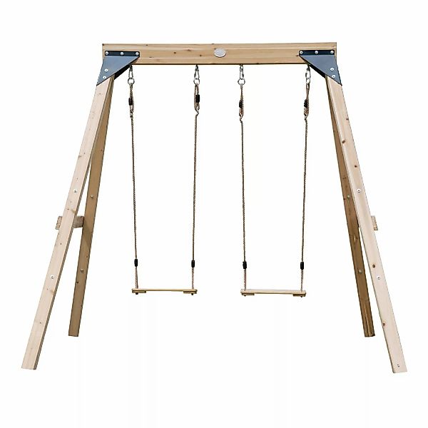 Axi Doppelschaukel Yuna aus Holz Braun FSC® günstig online kaufen