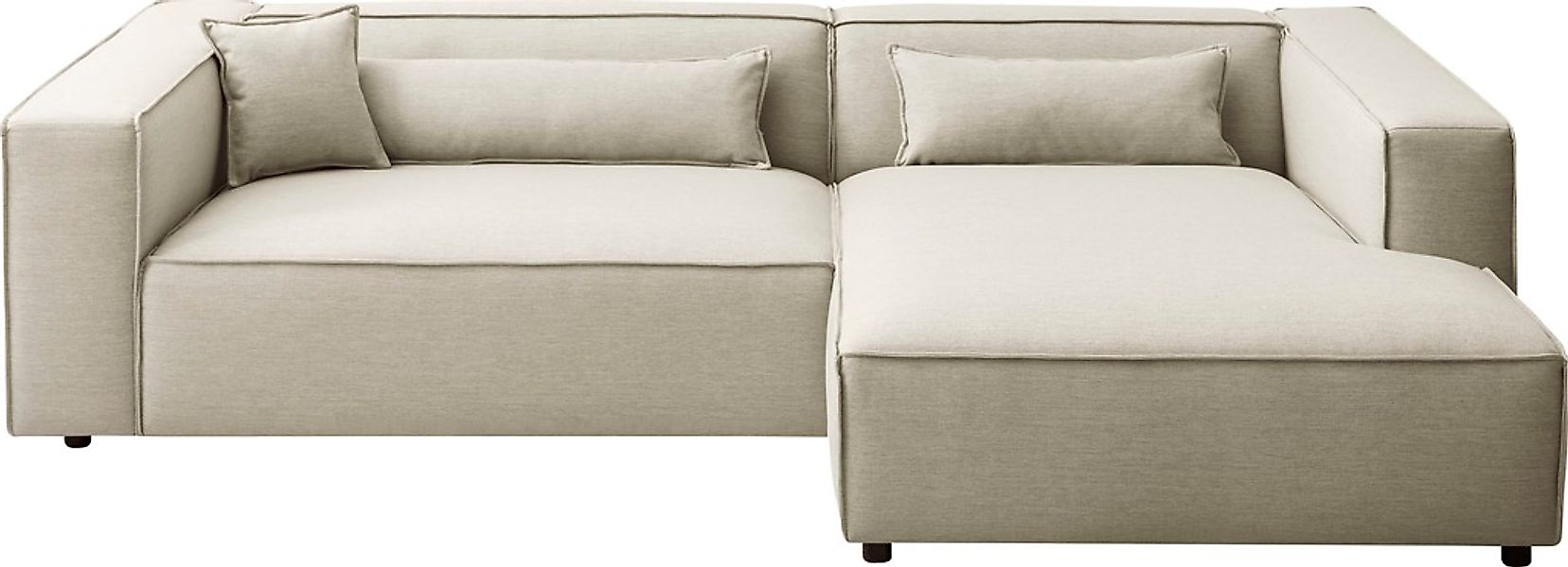 LeGer Home by Lena Gercke Ecksofa "PIARA XXL, Big-Sofa in Cord oder Leineno günstig online kaufen
