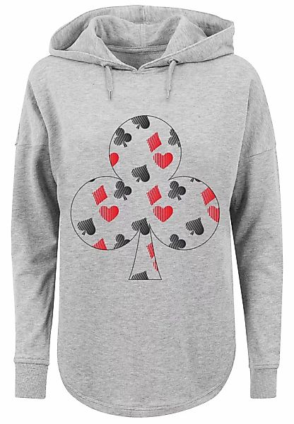 F4NT4STIC Kapuzenpullover "Kartenspiel Kreuz Herz Karo Pik Poker", Print günstig online kaufen